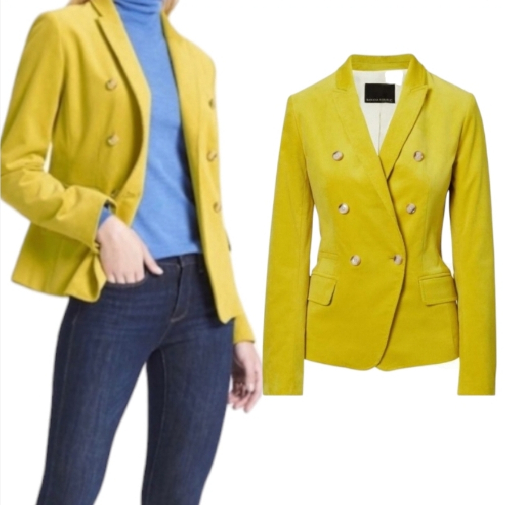 BR Double Breasted Corduroy Blazer